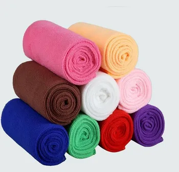 

Microfiber Absorbent Cleaning Kitchen Towels Bathroom Car Washing Wipe Towel Hotel Square Towel Solid Face Hair Towel Cloth