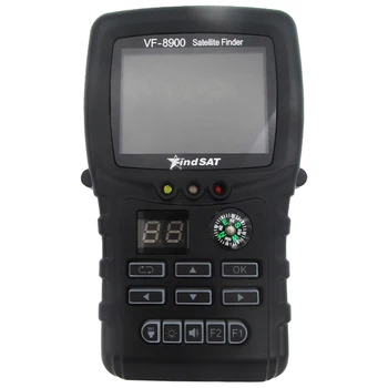

HD Digital Satellite Finder VF-8900D DVB-S2 Cyclone with Flashlight for Satellite TV Receiver EU Plug