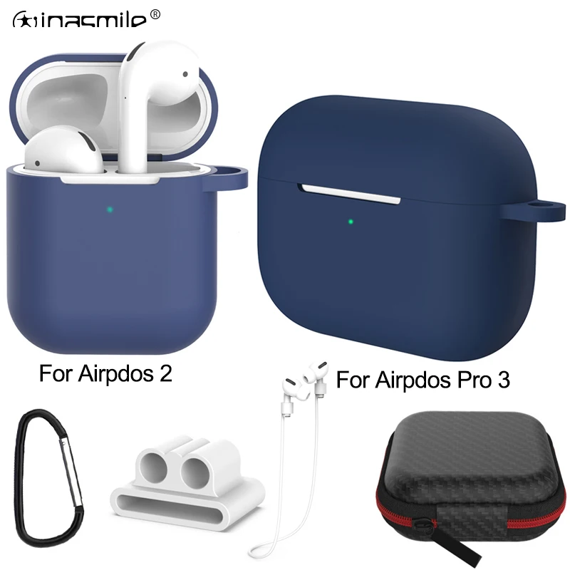 Великолепный чехол в подарок для наушников Air pods 3 Pro airpods силиконовый Airpods Apple 2