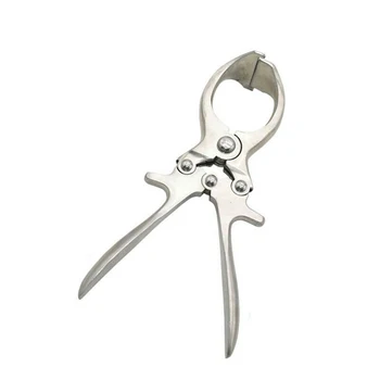 

Sturdy Sheep Clamp Tool Slaughterhouse Farm Tail Cutting Labor Saving Animal Stainless Steel Bloodless Pig Castration Plier