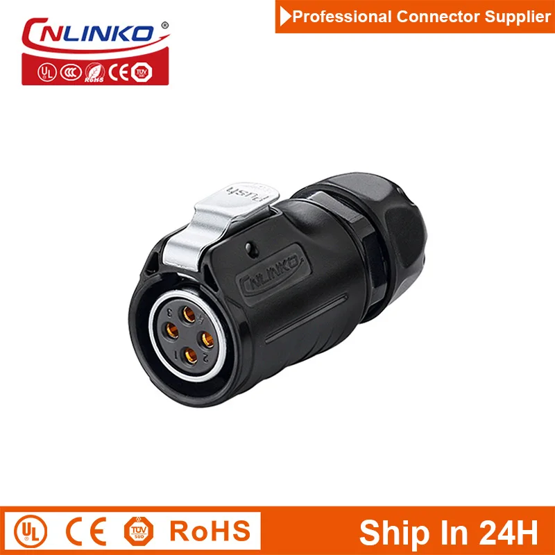 China M20 Connector Male Female 4 Pin Quick Disconnect Wire - View #8