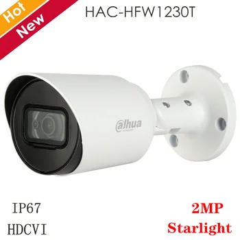 

Dahua 2MP Starlight HDCVI IR Bullet Camera HAC-HFW1230T IR length 30m HD/SD output HDCVI Camera Outdoor Camera for cctv system