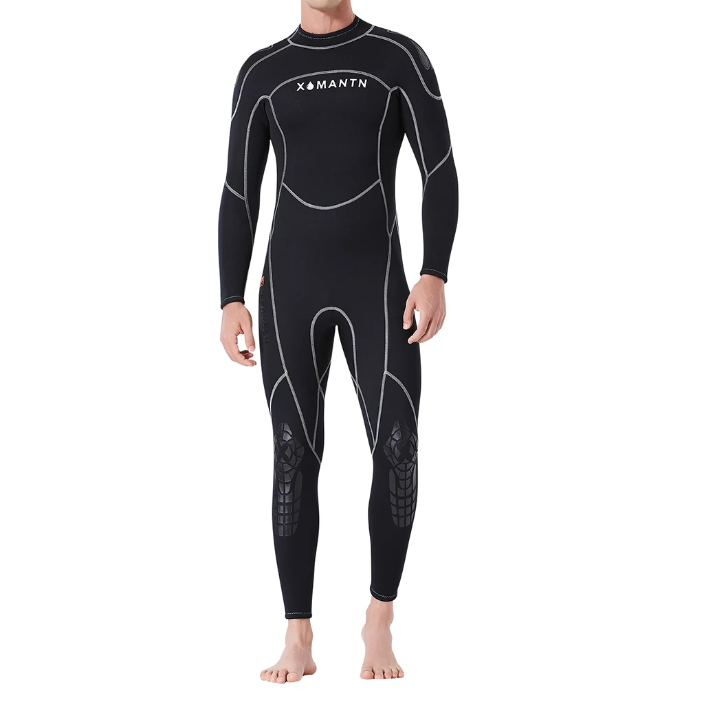 3 Mm Male Diving Wetsuit One-Piece Diving Suit Jumpsuit Rash Guard Scuba Diving Wetsuit for Water Sports 