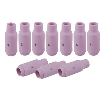 

BMBY-10 Pcs #5 10N49 TIG Torch Welding Ceramic Nozzles for Legacy LS17 LS17V