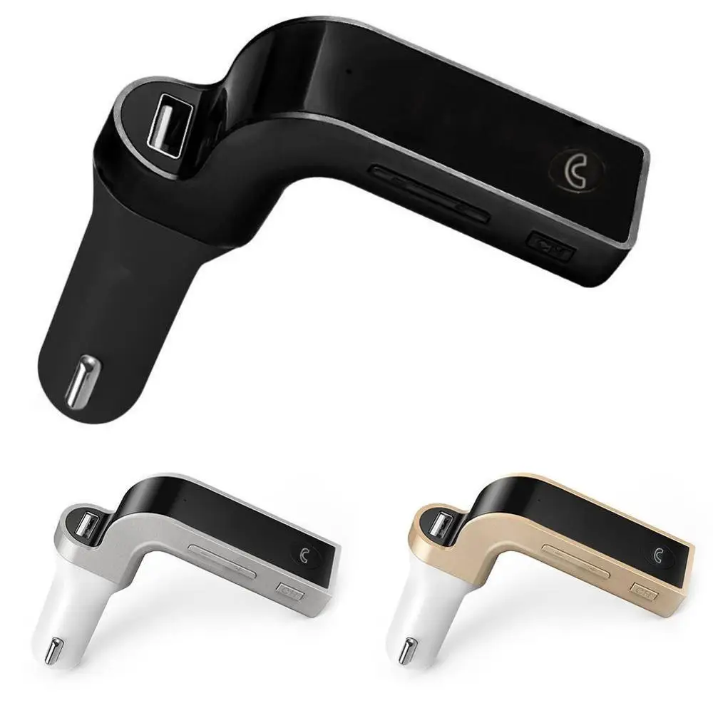 

5V/2.5A Bluetooth Car Kit Handsfree Wireless FM Transmitter Radio LCD MP3 Player USB Charger AUX Car Fast Calling Accessories