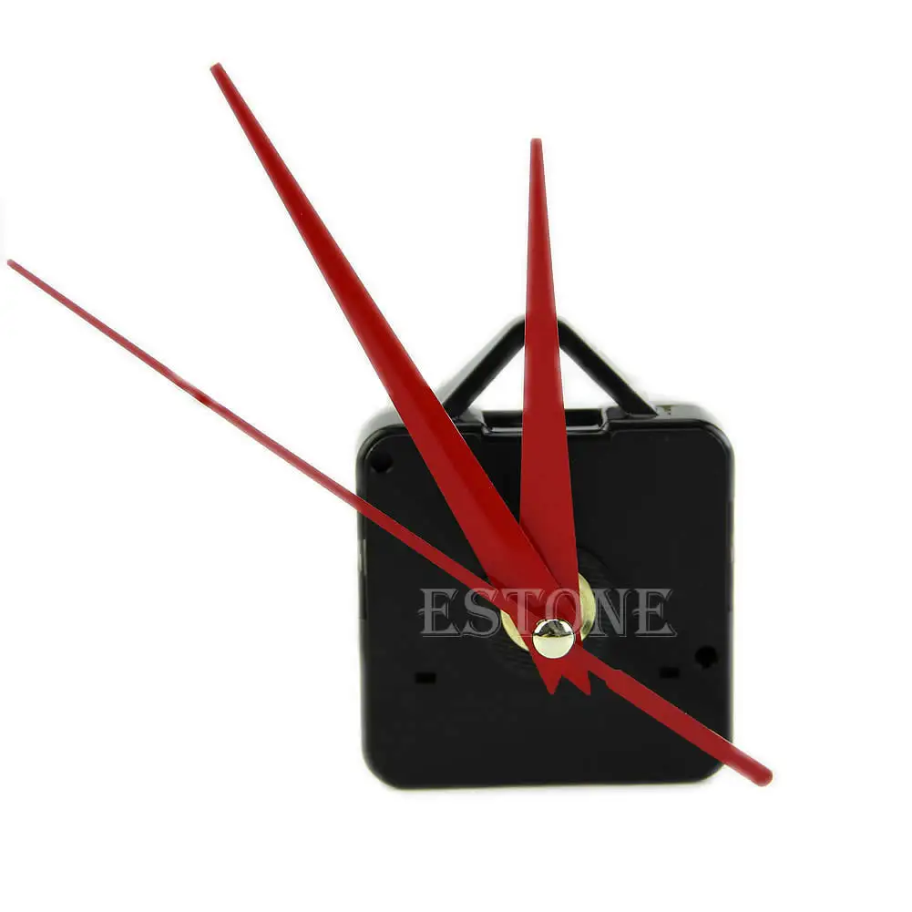 P82D DIY Quartz Clock Movement Mechanism Non Ticking DIY Wall Clock Mechanisms with Hands Set for Repair Parts Replacement 