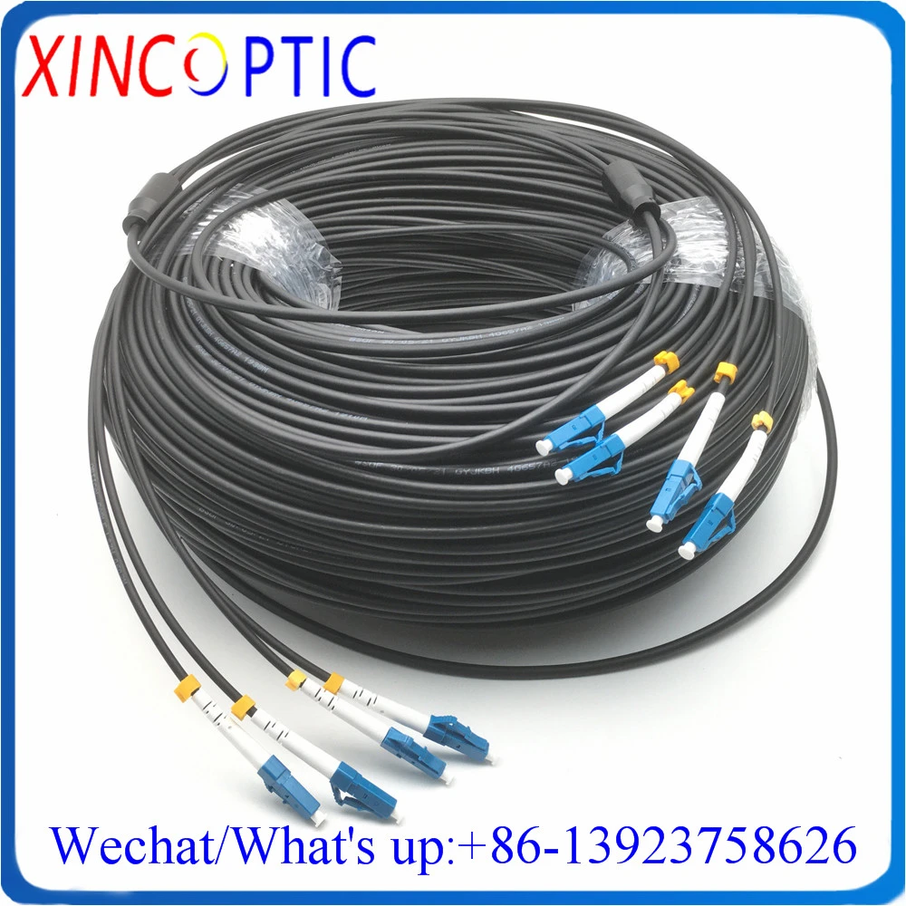 50Mts 4 hilos SM 9/125 G657A... LSZH/chaqueta TPU 4,0mm 4C/4F fibra óptica de modo único Cable de parche Cable|Equipos fibra óptica| - AliExpress