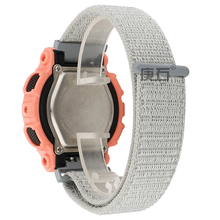 

Gengshi Nylon loop Watch Band Strap Fit For Casio G Shock BABY-G BA-110 111 112 120 130 135