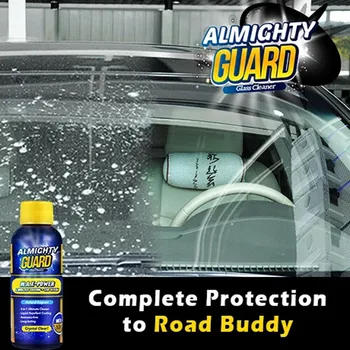 

60ML Car Wax 2-in-1 Glass Washer Car Windshield Washer Fluid Wiper Spray Cleaner 60ml полировочная машинка