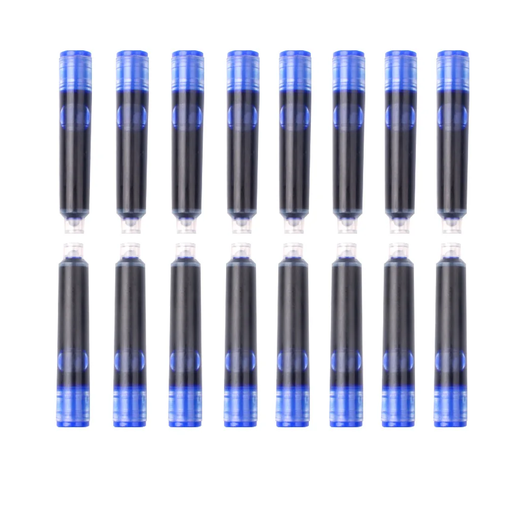 

10 eraseable blue black ink fountain replacement pen bag universal 2.6 / 3.4mm ink bag