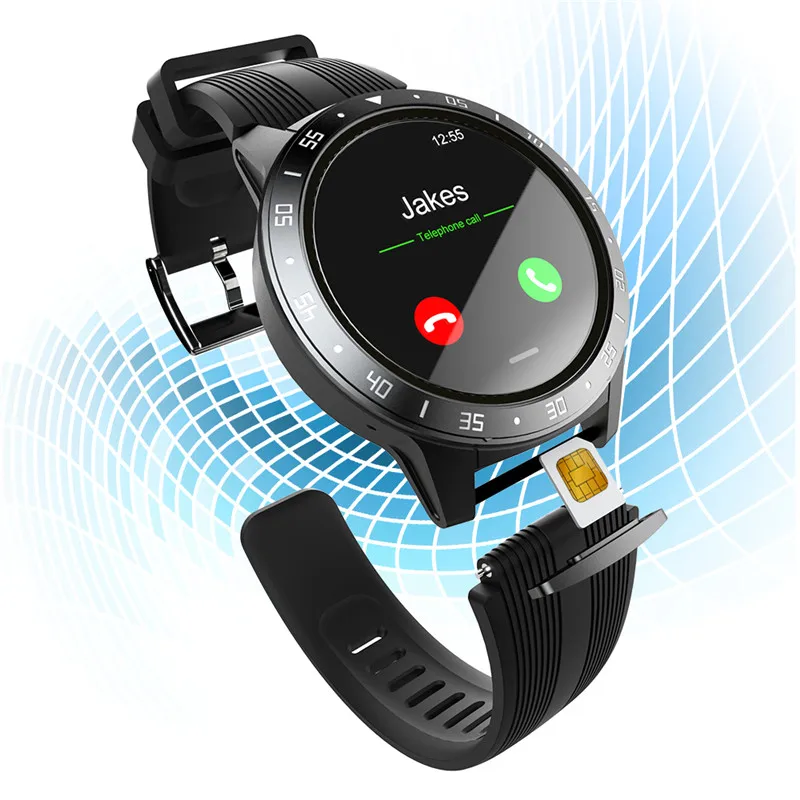 Умные часы MOKA, android, sim карта, музыка, gps, Спортивная запись, информация, Push Heart Rater, 1,3 дюймов, Bluetooth, умные часы для мужчин