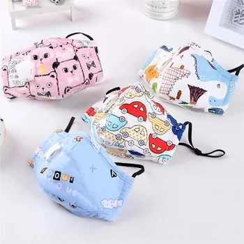 

Lovely PM2.5 Washable Mouth Mask With Valve Kids Children Anti Haze Dust Mask Nose Filter Face Muffle Flu Respirator
