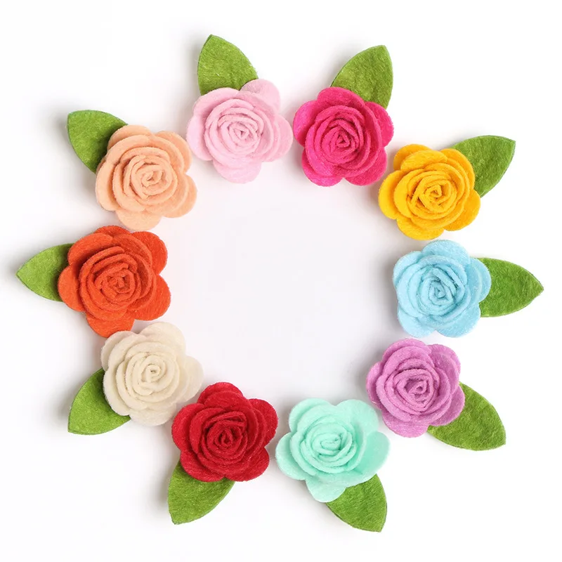 

Mery Yuer New Design Lovely Rose Girls Hair Accessories Kids Hairpins Children Headwear Baby Headdress Princess BB Barrettes