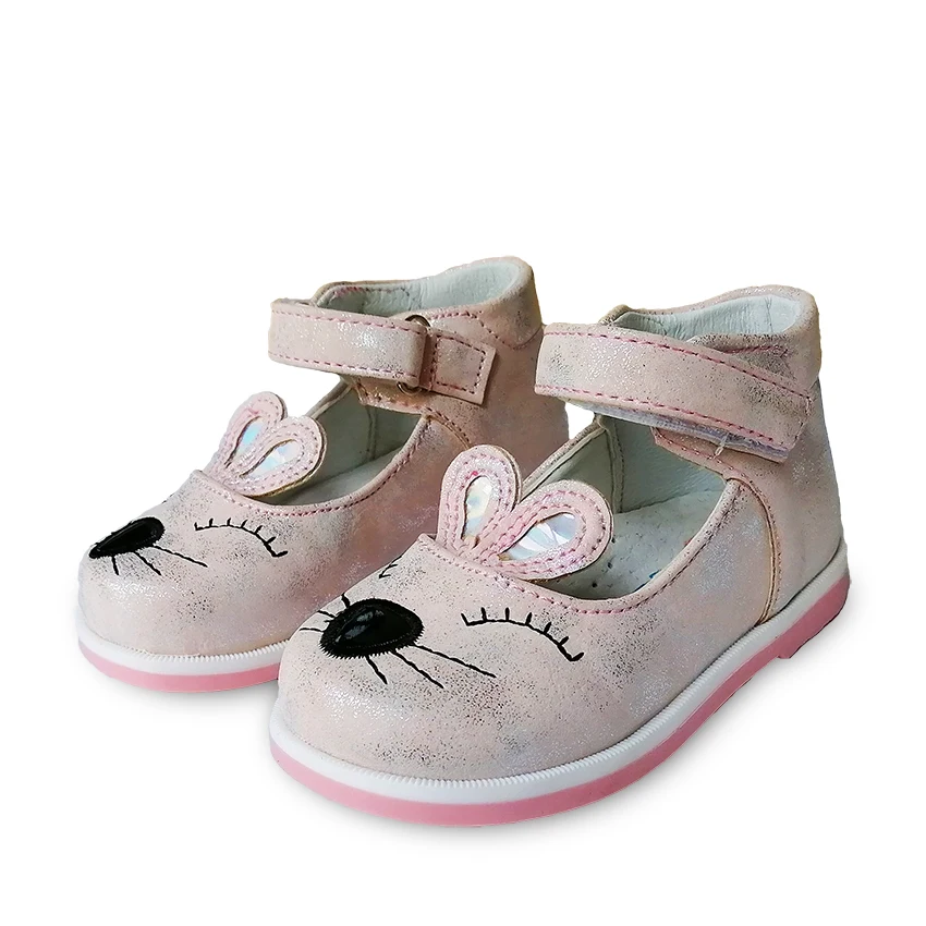 

MEW 1pair Fashion girl leather Shoes arch Support Orthopedic Children kids loverly Shoes, New Girl single shoes