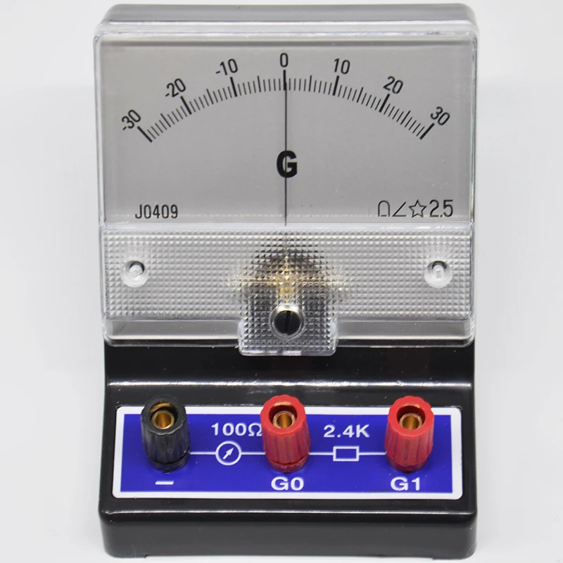 Ammeter Sensitif ± 300μA Galvanometer Ammeter G Meter J0409 MikroammeterPendidikan Peralatan