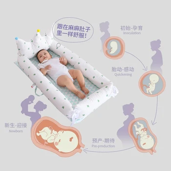 

Baby Bed In Baby Bed Baby Sleeping Pressure-proof Artifact Bed Portable Separator Bed Neonatal Bionic Bed