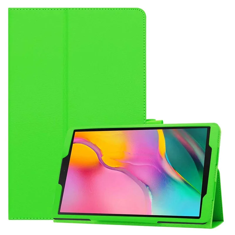 Зеленый Для samsung Galaxy Tab A 10,1 чехол из искусственной кожи с откидной крышкой на магните для samsung Galaxy Tab A 10,1 ''SM-T510/SM-T515 планшет - Цвет: Зеленый