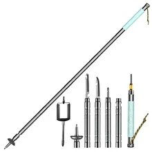 Hinking Trekking Pole Walking Sticks  Defense Stick  Multifunctional Folding Ultralight  Pole Outdoor Mountain-climbing Stick