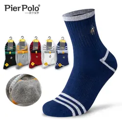 2019 бренд PIER POLO Толстые мужские шерстяные носки хлопок полотенце теплые носки для зимы мужские толстые теплые зимние носки бархат шелк