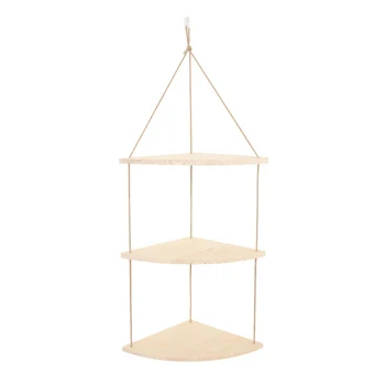 

Flower Pot Basket Hanging Wall Storage Shelf Hanger Home Decoration Organizer P7Ding