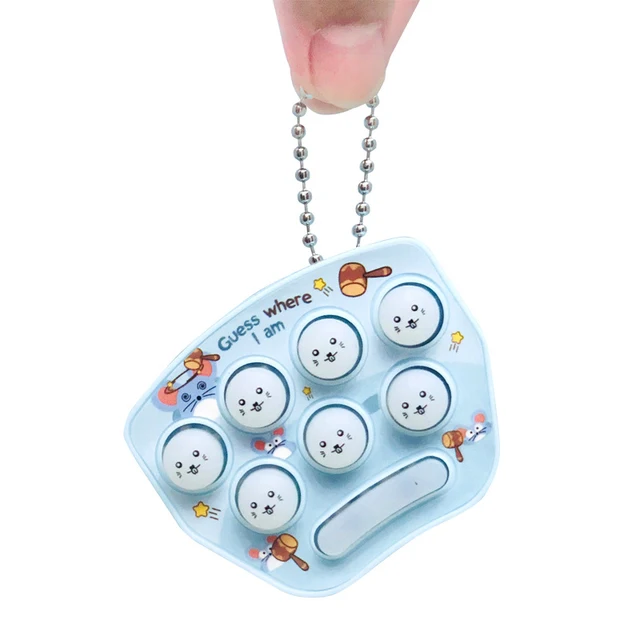 1Pc Mini Hit Toys Creative Puzzle Children Memory Training Game Multifunctional Portable Key Chain Fun Anti Stress Toy Kids Gift 6
