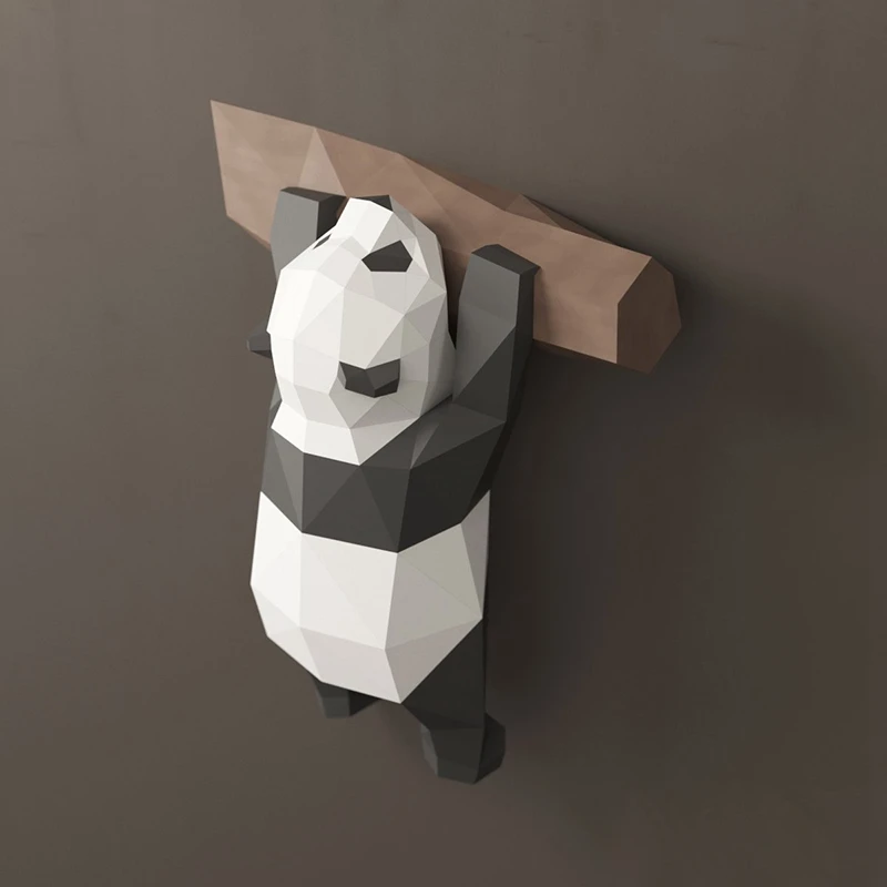 3D Тип панда животная бумажная модель игрушка домашний Декор для гостиной DIY
