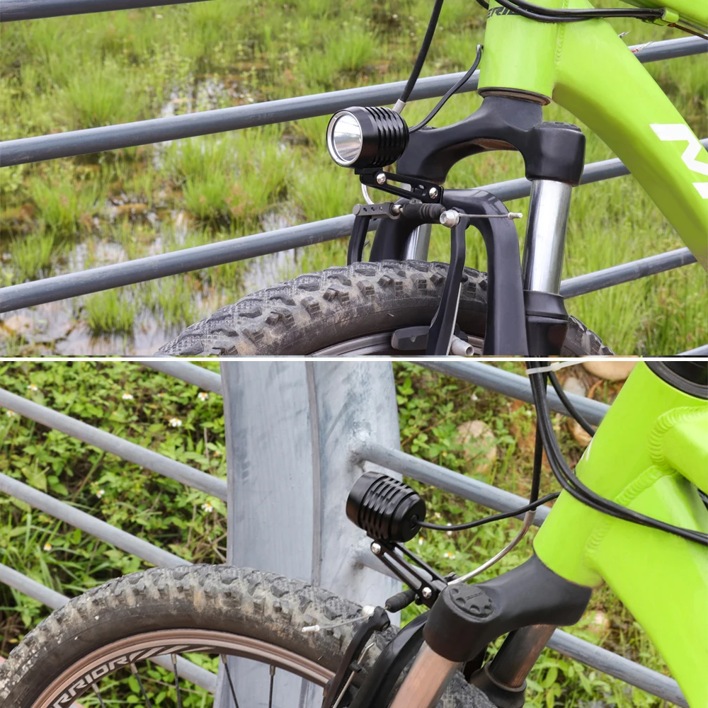 Perfect WEXPLORE 6V 12V 18V Electric Bike Light For Bafang TSDZ2 Mid Drive Motor LED Headlight CNC Housing Waterproof Ebike Lamp 5