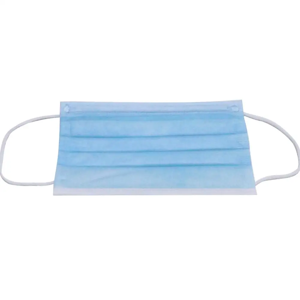 

100 Disposable Ordinary 3-Layer Masks Dust-Proof And Particle Proof 3-layer Anti Foaming - Ordinary Blue