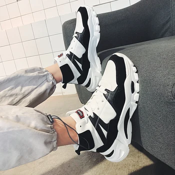 

Hot Sale Men Casual Shoes Autumn Krasovki Lace Up Shoes Male Tenis Masculino High Top Sneakers Men Zapatillas Fashion Footwear