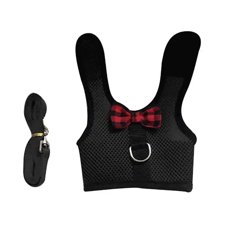 Small Animal Pet Mesh leash Harnesses Cute Accessories for Rabbit 1 Pcs