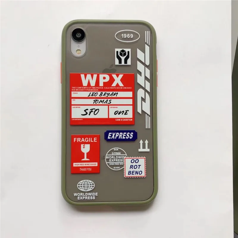 Экспресс 50th anniversary Edition чехол для iPhone 11 Pro X XS MAX XR 7 8 plus роскошный DHL противоударный Полупрозрачный Твердый Чехол