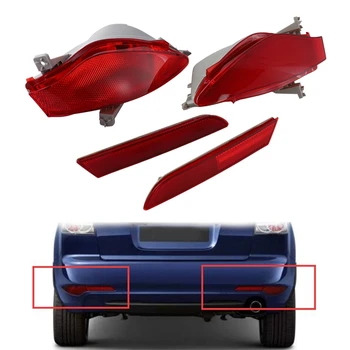 

Car Rear Bumper Reflector Lights for Mazda CX7 CX-7 2008-2015 Tail Fog Light Housing Red Lens