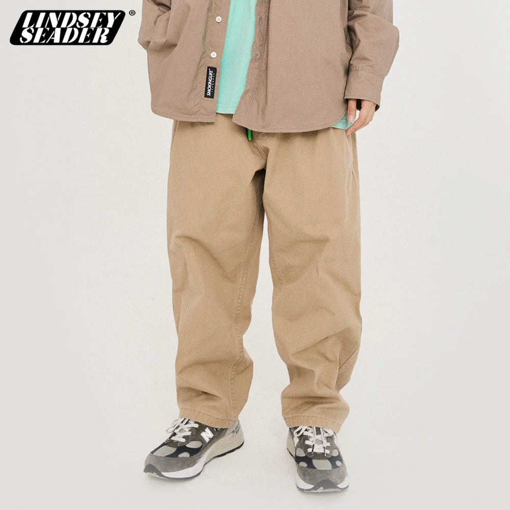 Мужские брюки-шаровары хаки в стиле хип-хоп повседневные свободные брюки-карго