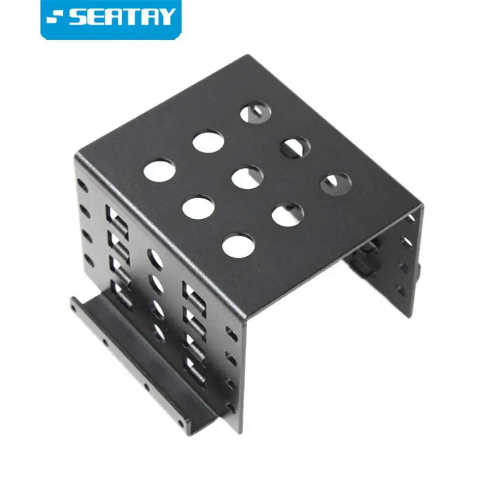 Seatay 4-Bay 3.5 Inch To 2.5 Inch Hard Drive Adapter Bracket Mobile Holder SolidState Expansion Built-In Hard Disk Frame