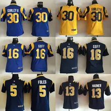 Все сшитые Молодежные Los Angel s Дети, Джаред Гофф, Тодд гурли II#5#13 Джерси