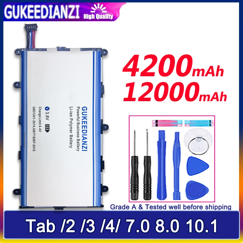 Аккумулятор для планшета Samsung Galaxy Tab 2 3 4 7 0 8 10 1 tab2 tab3 lite tab4 SM T210 T211 T310 T311 T530 T531 P3100 P5200