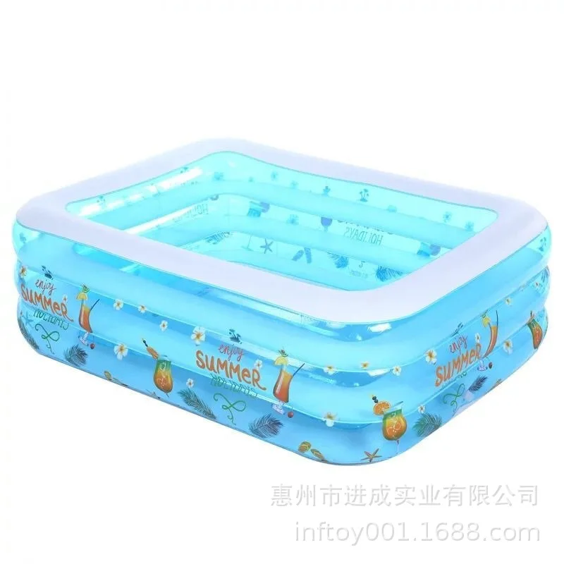 

Manufacturers Profession Production PVC Inflatable Square Pool Inflatable Pool Square Floating Row Adult Children Paddling Pool