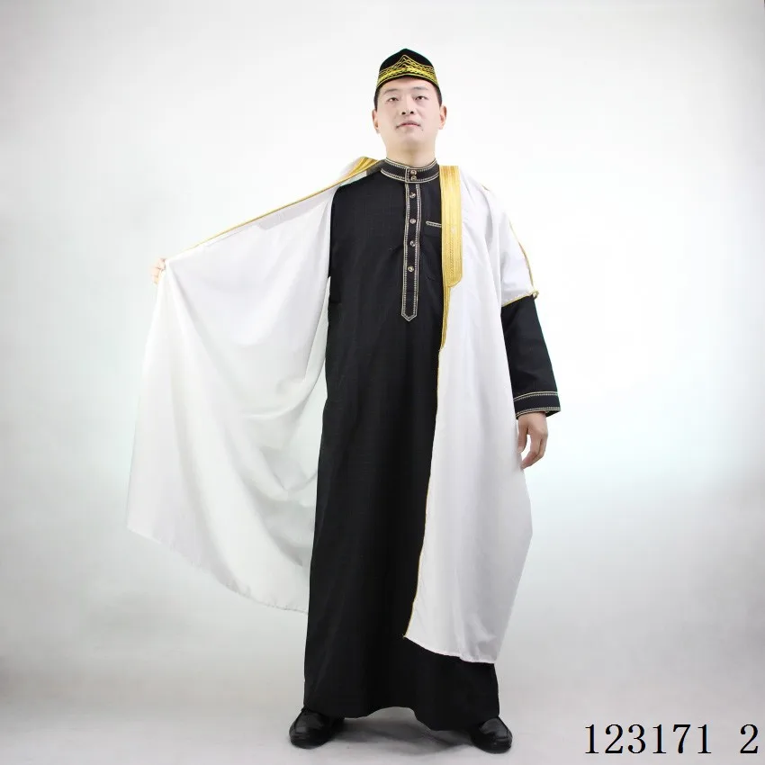 Мужская одежда jubba thobe abaya мусульманская традиционная исламская одежда Саудовская Аравия Homme Пальто платье Дубай Кафтан платье Национальный костюм