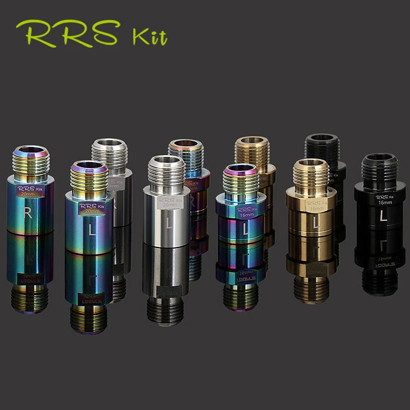Rrskit Pedal Axle Extender 16mm/20mm Bicycle Steel Extension Bolts Spacers Suitable For Road Or Mountain