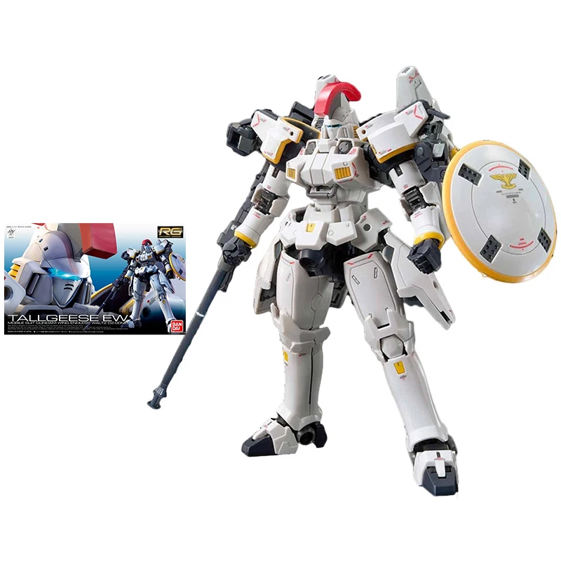 Bandai Gundam Model Kit Anime Figure RG 28 1/144 OZ-00MS Tallgeese EW Genuine Gunpla Model Action Toy Figure Toys for Children