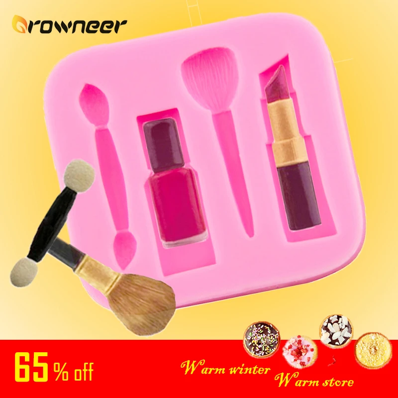 Помада Кисть лак для ногтей макияж силиконовая форма помадки формы DIY