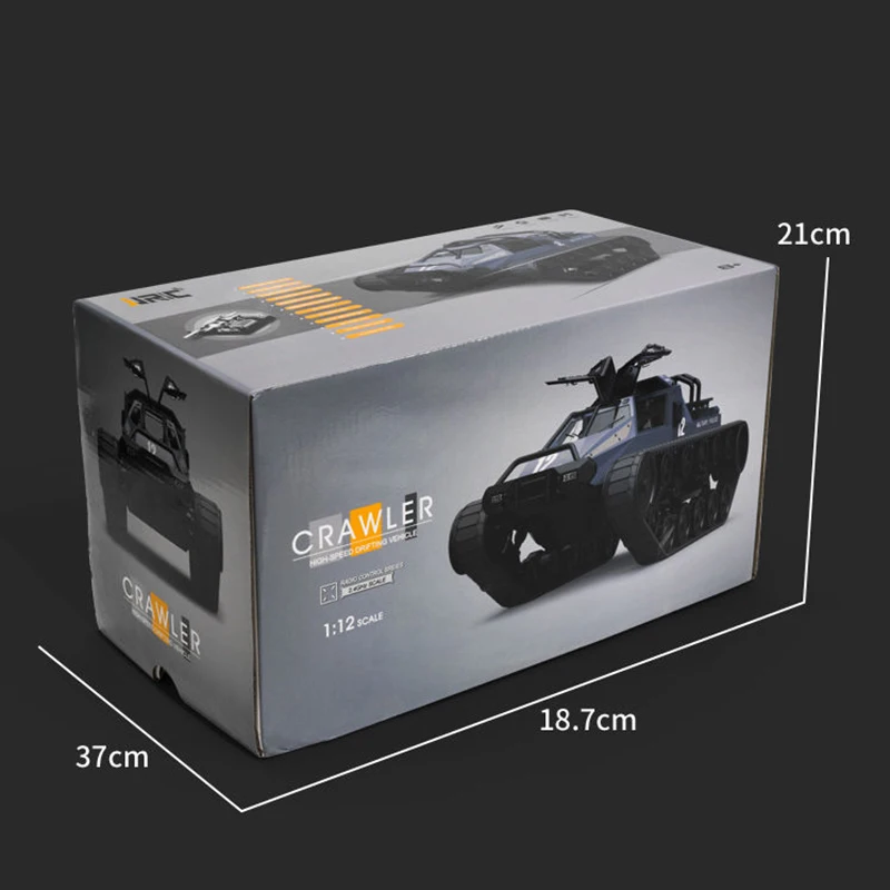 1:12 Tank tracked Car high speed drift EV2 chariot climbing off-road Remote Control Car Large size boy remote control toy car