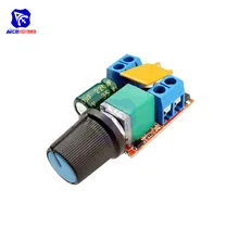 Diymore Mini ШИМ-контроллер скорости двигателя постоянного тока, модуль 3 -35 В 5 А макс. скорость 90 Вт регулируемый потенциометр выключатель светод...