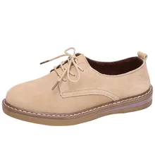 2121 г., осенняя женская обувь на плоской подошве Удобные женские замшевые водонепроницаемые Мокасины на шнуровке мокасины на плоской подошве с круглым носком