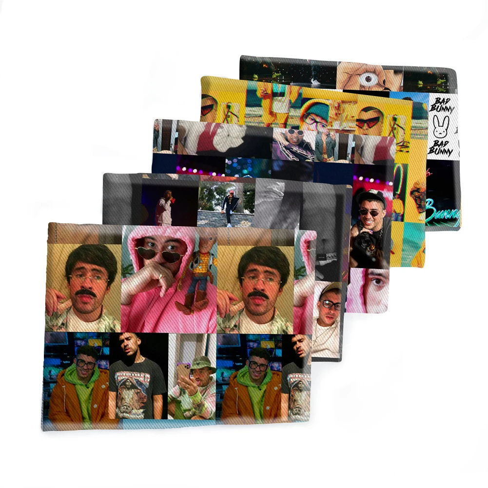 Ткань с принтом плохого кролика из полиэстера хлопка саржевого переплетения 50*145