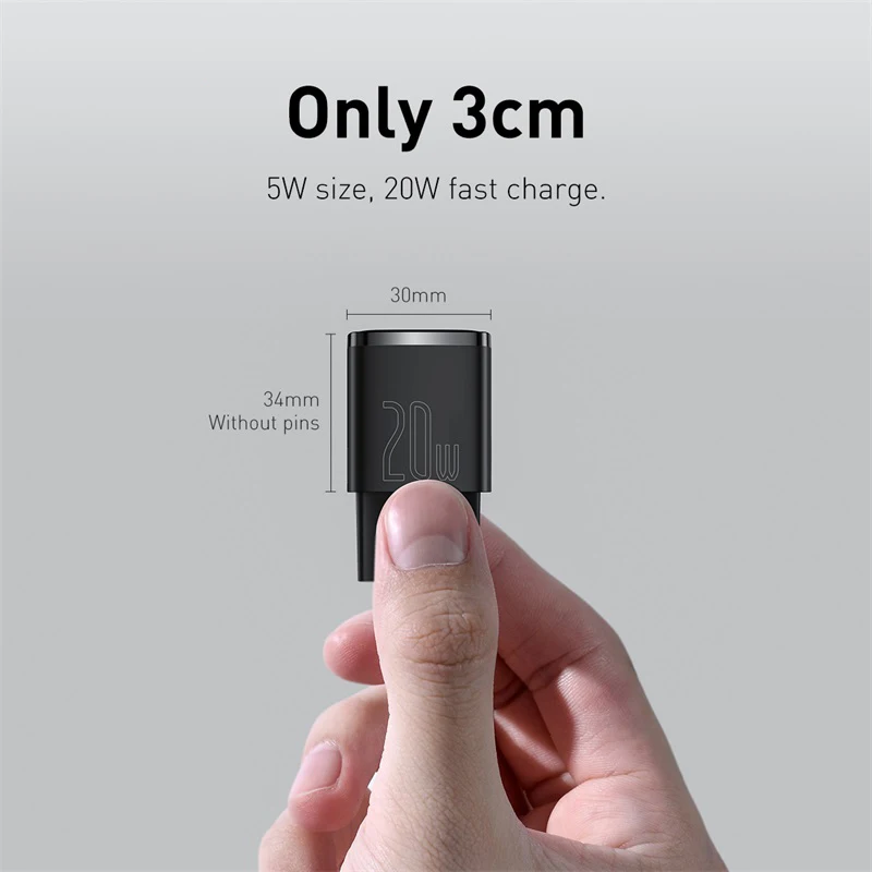 Pd 20w Fast Charge Charger Usb C Charger Mini - Baseus Usb Type C Charger  20w - Aliexpress