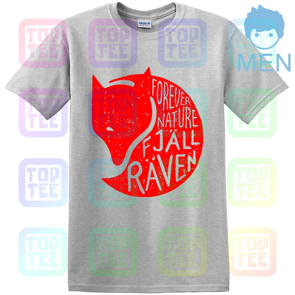 MEN-GRAY Fjall-Men'S Forever Nature футболка с Рэйвен унисекс размер S-3XL - Цвет: MEN-GRAY