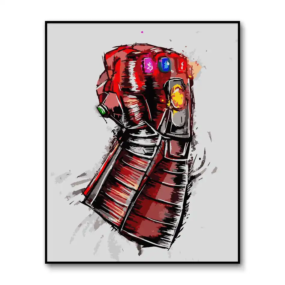 Peinture Numerique Marvel Avec Chiffres Aliexpress