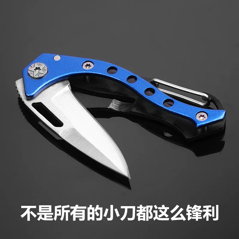 

Stainless Steel Foldable Pocket Knife Mini Portable Folding Knife Fruit Cutter Practical Camping Outdoor Multi-Use Survival Tool