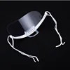 Anti-fog Transparent Mask Health Mask Fast Food Restaurant Plastic Kitchen Masks Reused respirator Beverage Service Tools 3
